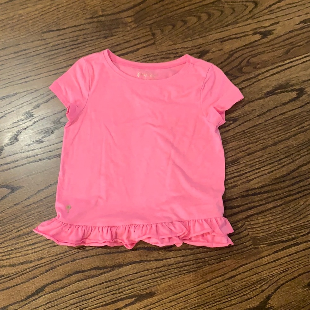 Lilly Pulitzer ruffled shirt